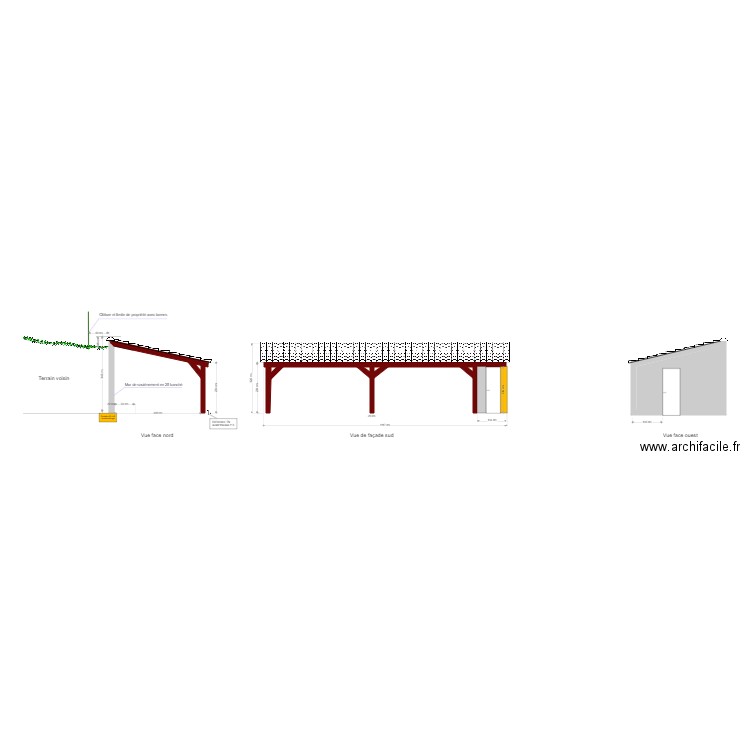 plan cuisine façades. Plan de 0 pièce et 0 m2