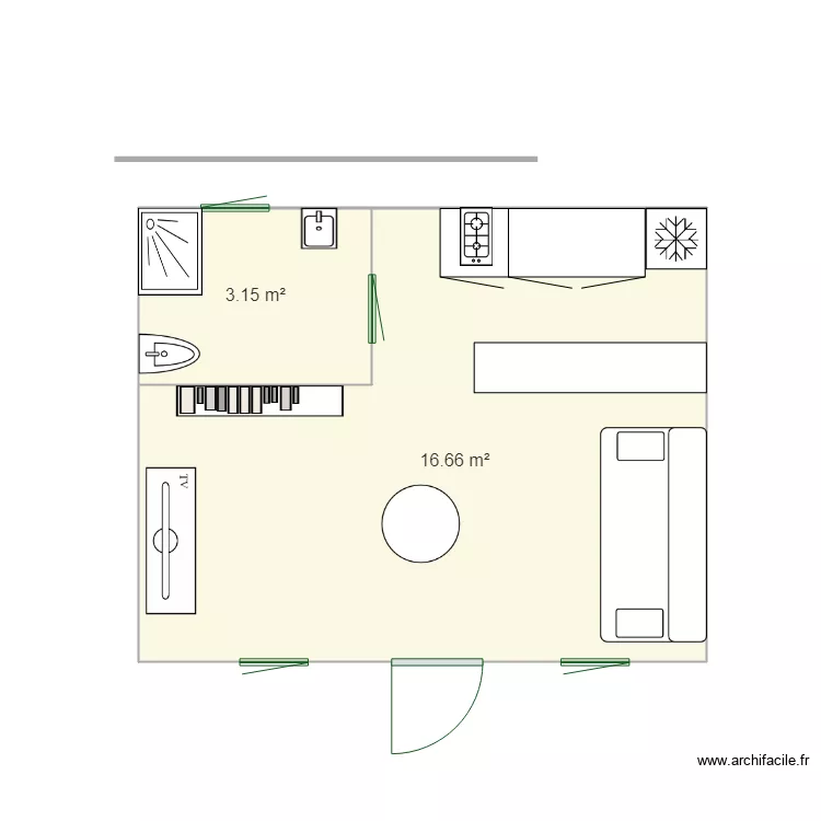 chalet. Plan de chalet. Plan de