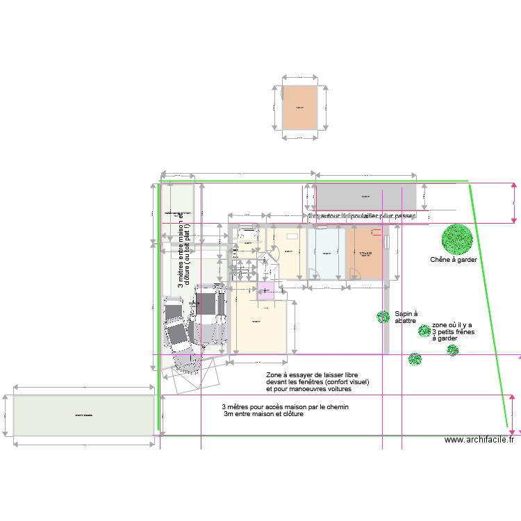 plan revu 29 sept. Plan de 0 pièce et 0 m2