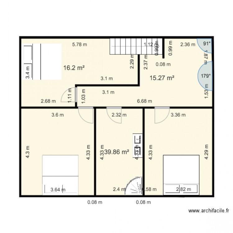 Projet Maison. Plan de 0 pièce et 0 m2