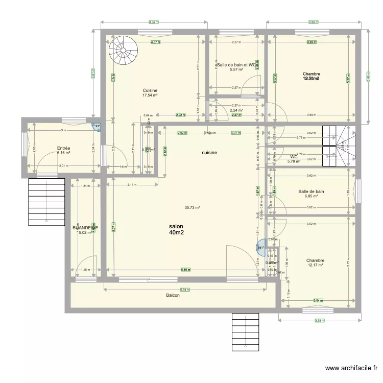 CONFLANS RDC COTE. Plan de CONFLANS RDC COTE. Plan de