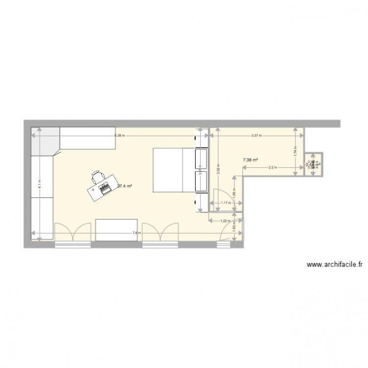 Appartement. Plan de 0 pièce et 0 m2