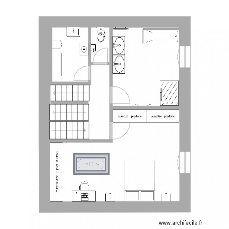 Barguet modifié. Plan de 0 pièce et 0 m2