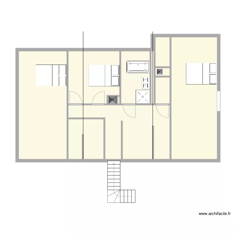 etage 4. Plan de 