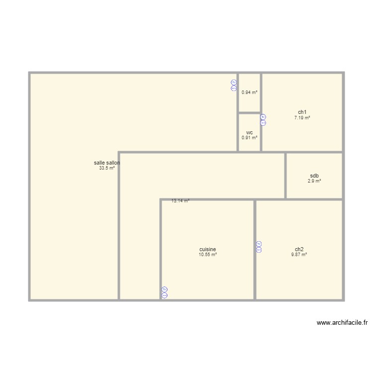rdc. Plan de 0 pièce et 0 m2 rdc. Plan de 0 pièce et 0 m2
