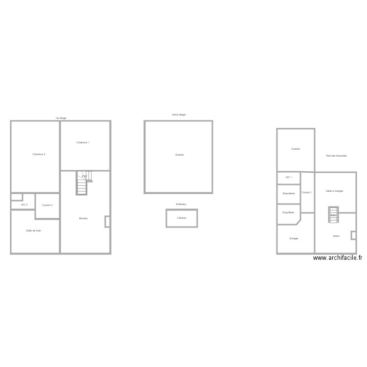 fossé. Plan de 0 pièce et 0 m2