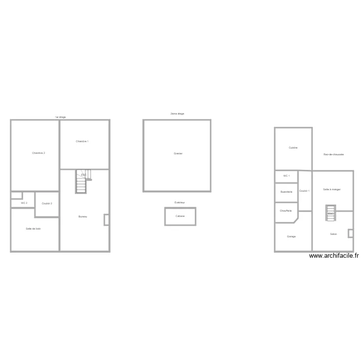 foss&eacute;. Plan de 