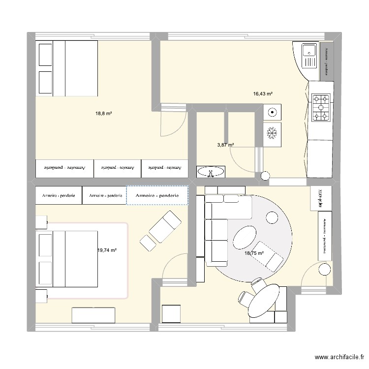 block38. Plan de 0 pièce et 0 m2