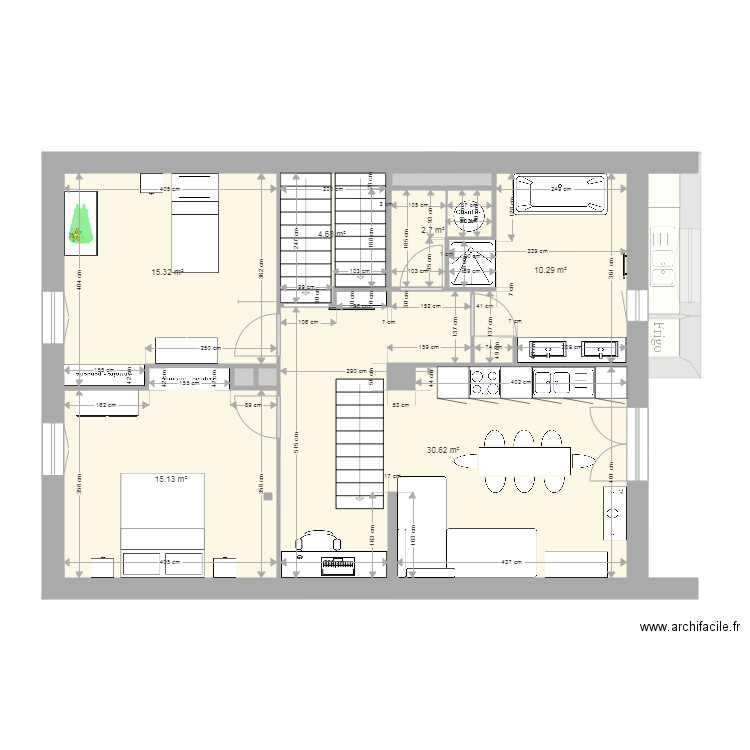 Maison PAPA et MAMAN etage futur. Plan de 0 pièce et 0 m2