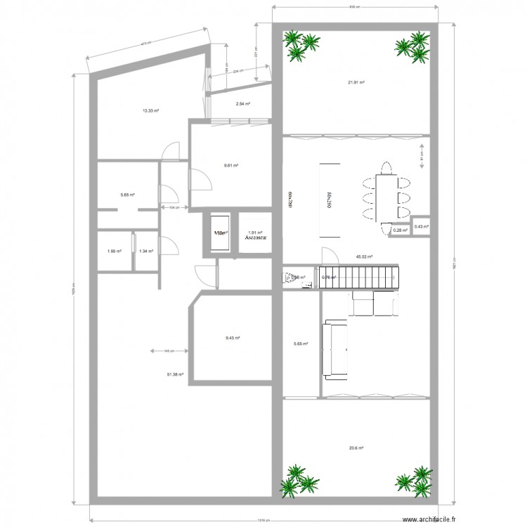 Celtes duplex droit 1er. Plan de 0 pièce et 0 m2