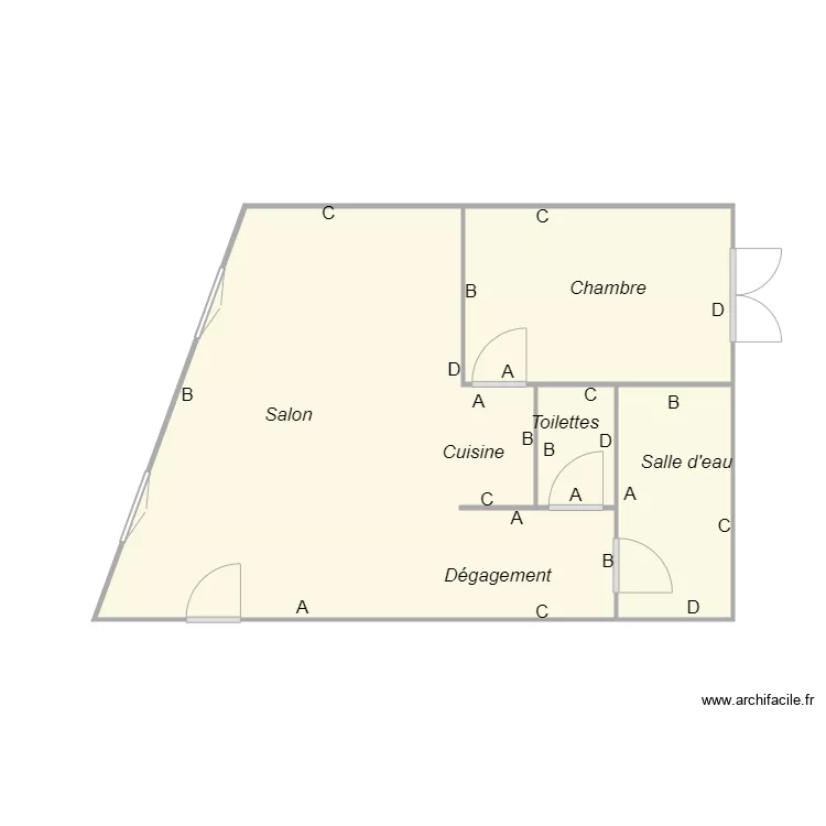 Croquis NICO. Plan de 