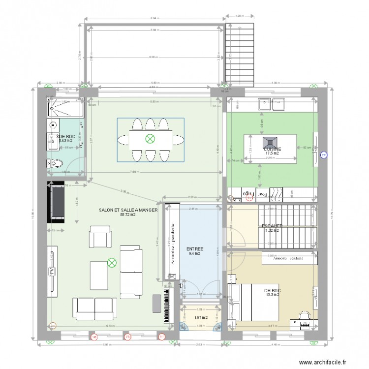 RDC NEW. Plan de 0 pièce et 0 m2