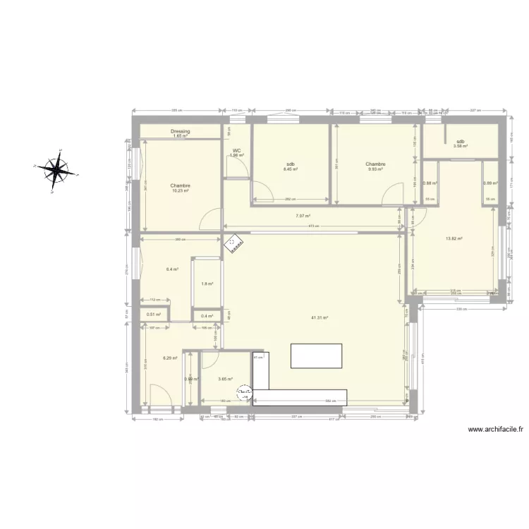 plan maison 2. Plan de 
