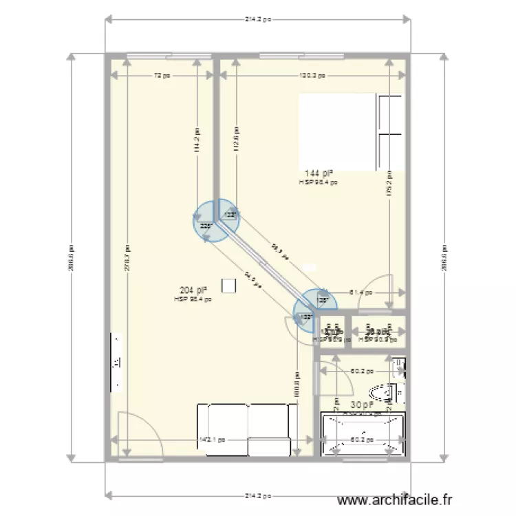 Appartement 02  Modifier B. Plan de 