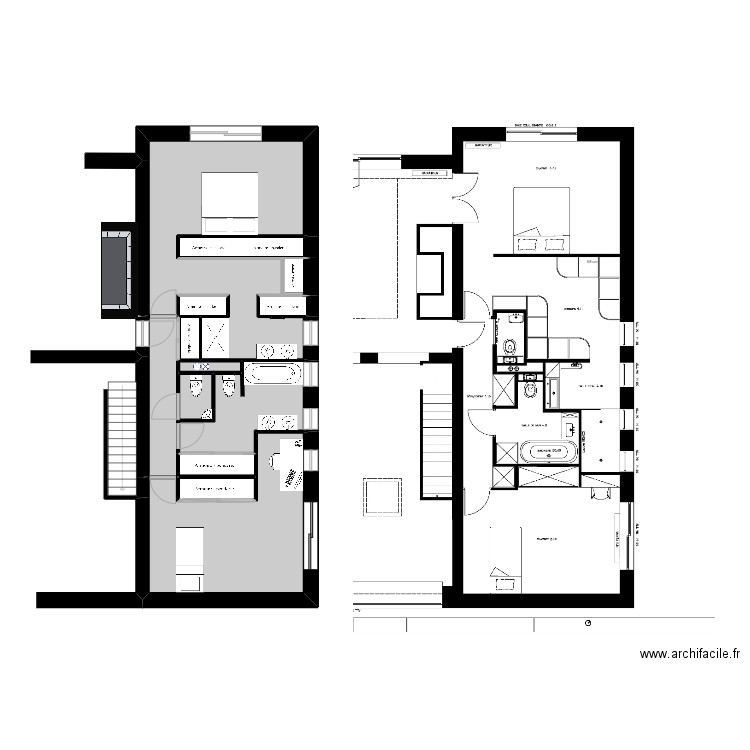 sdb vincent L. Plan de 13 pièces et 67 m2