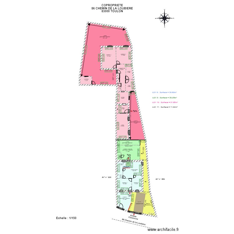 86 CHEMIN DE LA LOUBIERE RDC. Plan de 0 pièce et 0 m2