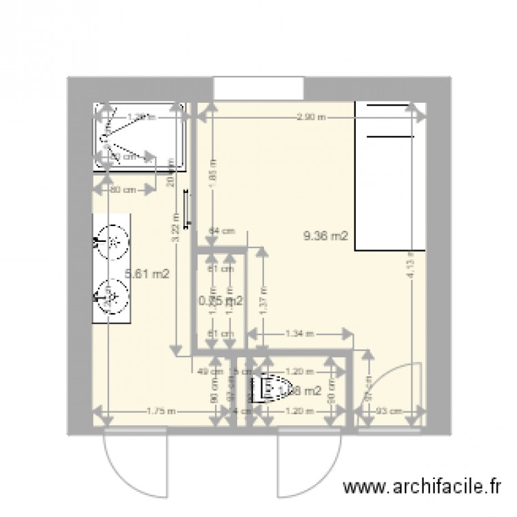 SDB et Ch. Plan de 0 pièce et 0 m2