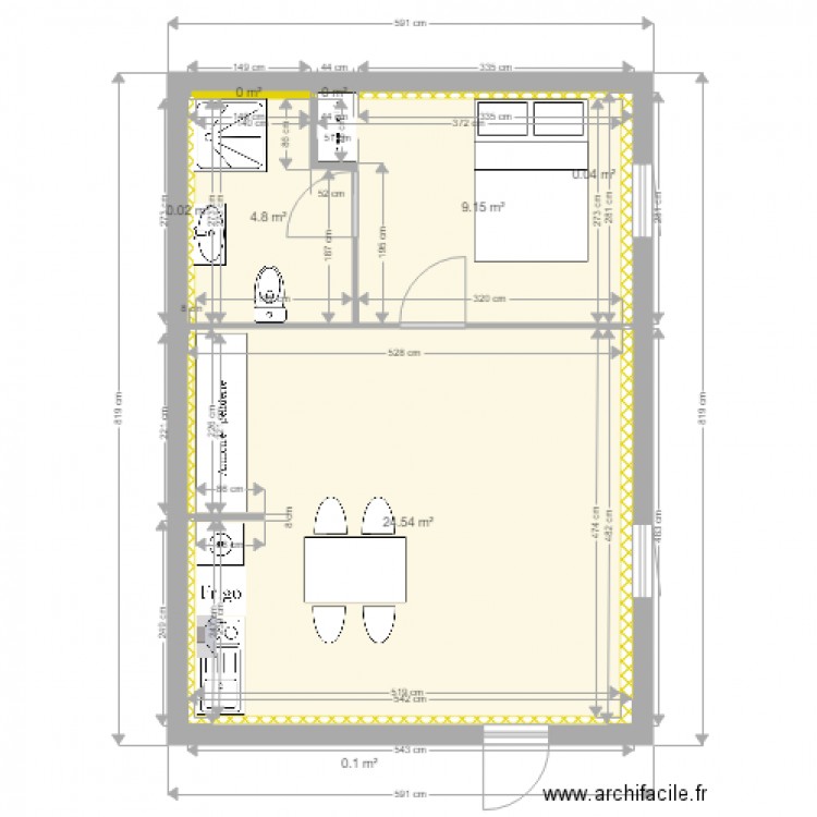 1ER ETAGE GAUCHE ASENCIO. Plan de 0 pièce et 0 m2