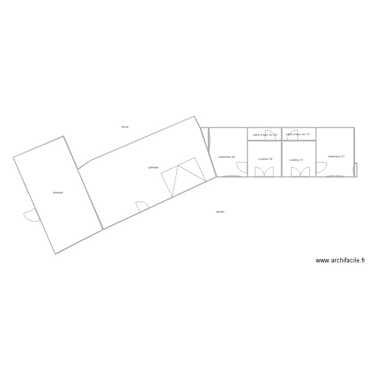 consorts albert am. Plan de 0 pièce et 0 m2