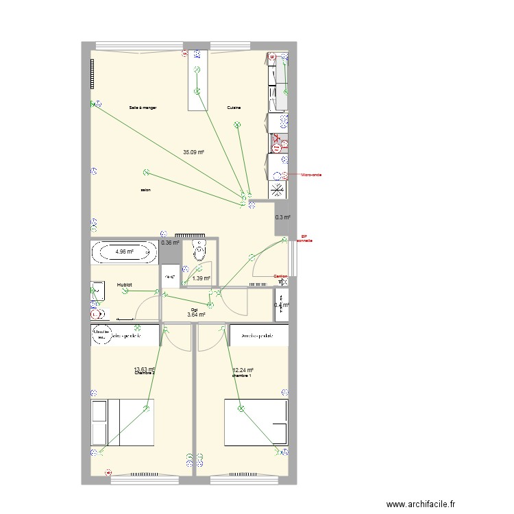 Brun janine. Plan de 0 pièce et 0 m2