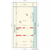C.C Commissariat - 2 sous espaces / 1 couloir
