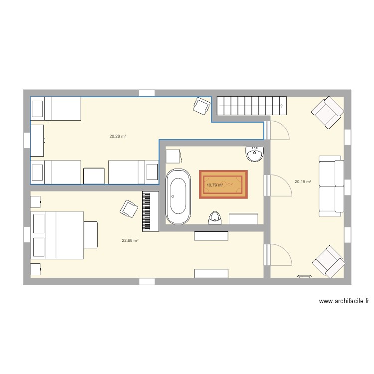 Etage Almoroz. Plan de 0 pièce et 0 m2