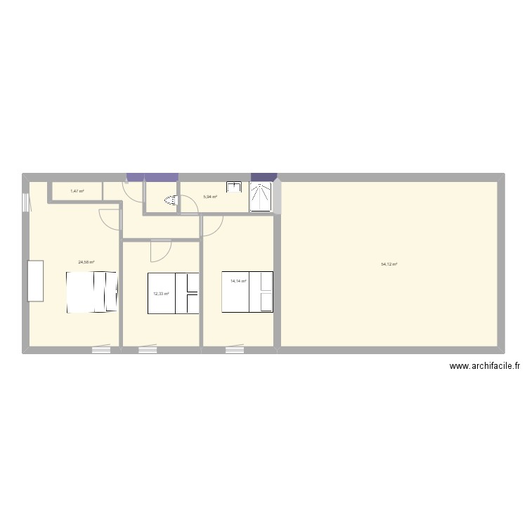 Bureau Moulin V5. Plan de 0 pièce et 0 m2