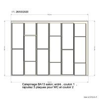 Calepinage plafond 