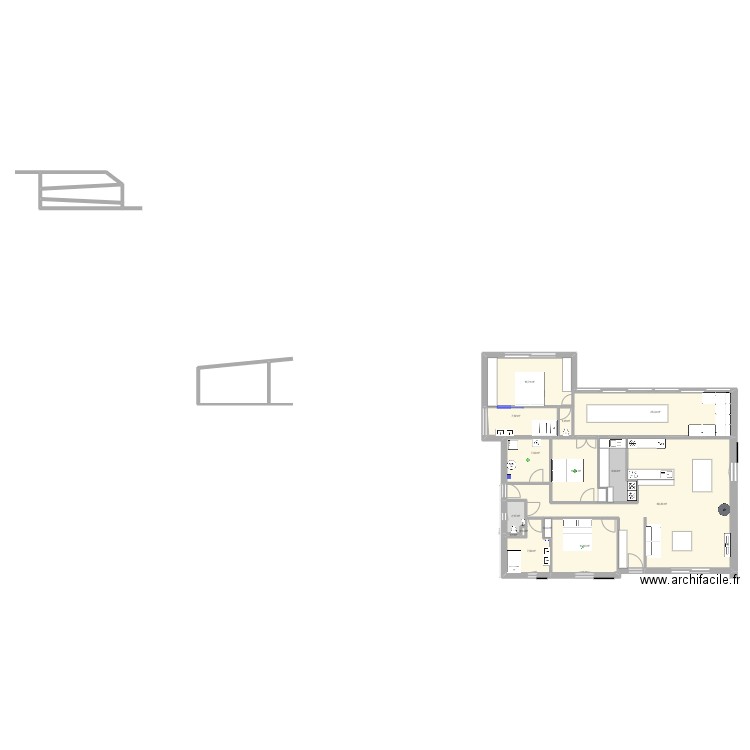 Le Breuil. Plan de 18 pièces et 183 m2