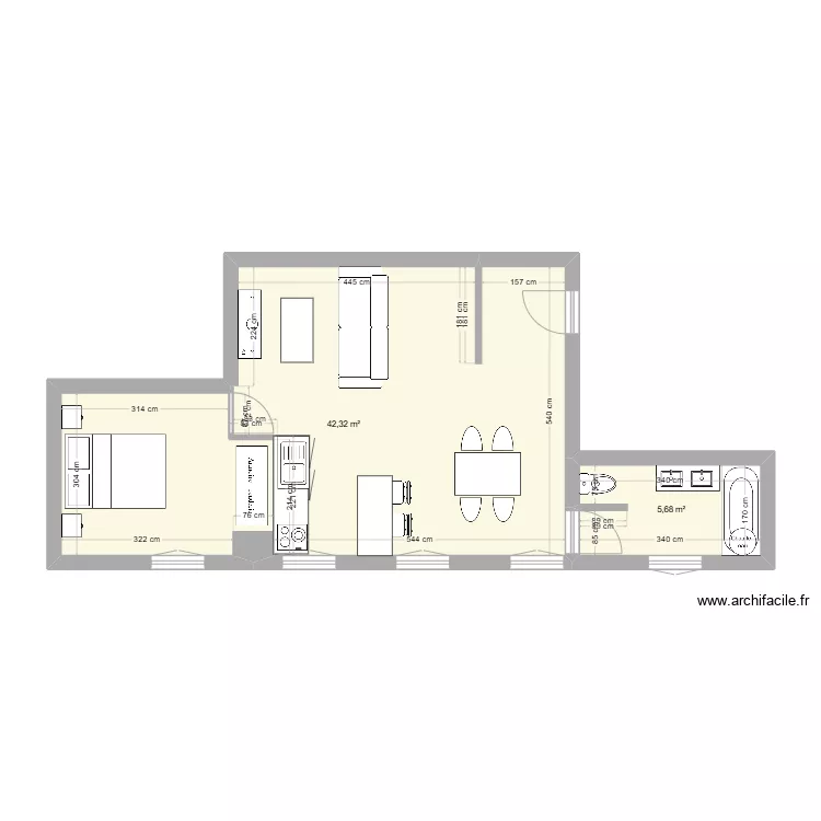 vernier. Plan de 