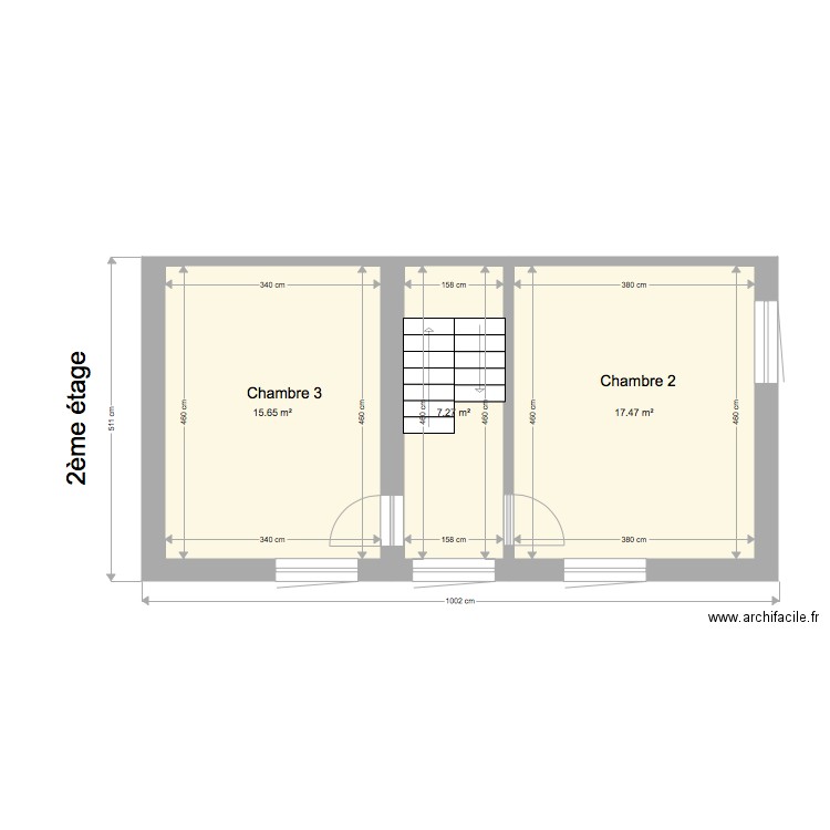 Doha 2eme étage. Plan de 0 pièce et 0 m2