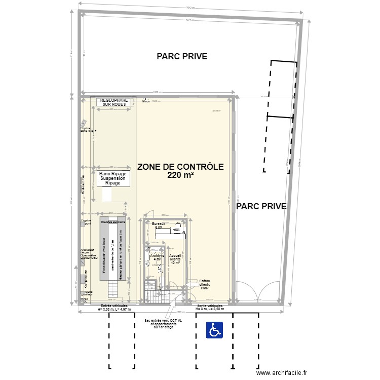 CCT VL COGOLIN. Plan de 5 pièces et 475 m2