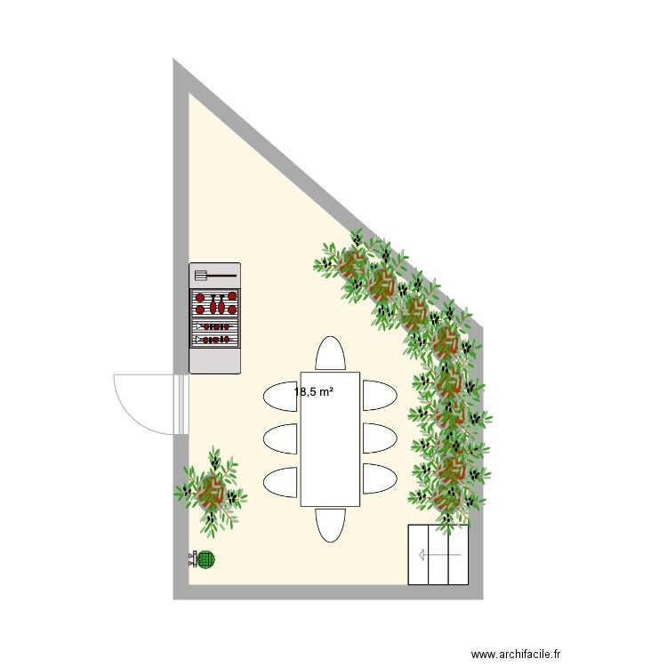 jardin 3. Plan de 0 pièce et 0 m2
