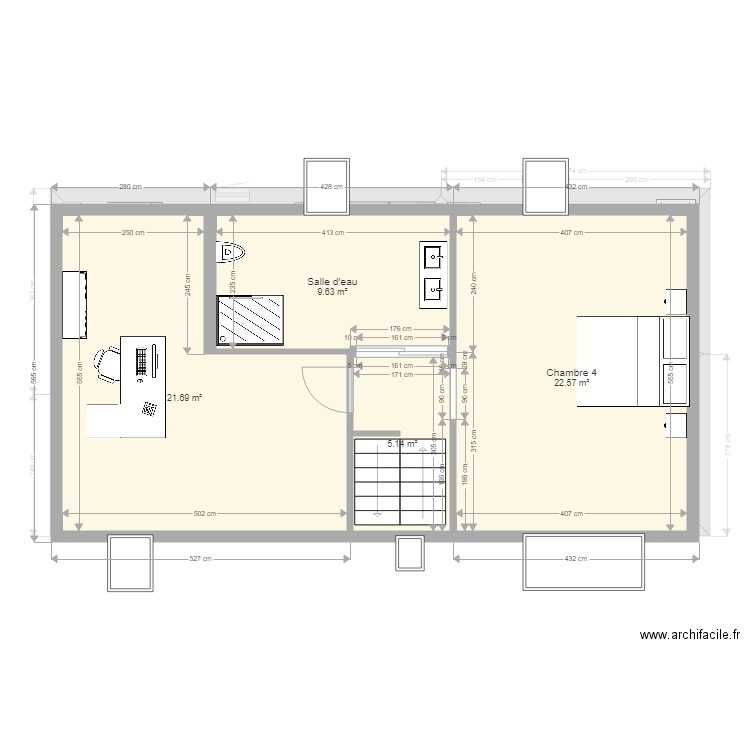 beg chatel. Plan de 0 pièce et 0 m2