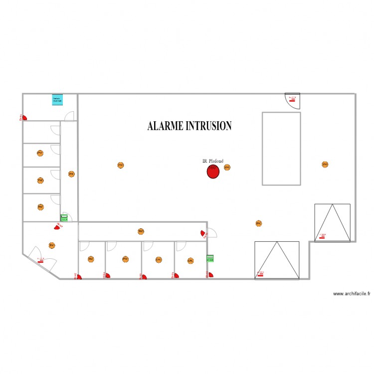 Grenam Evasion ALARME. Plan de 0 pièce et 0 m2