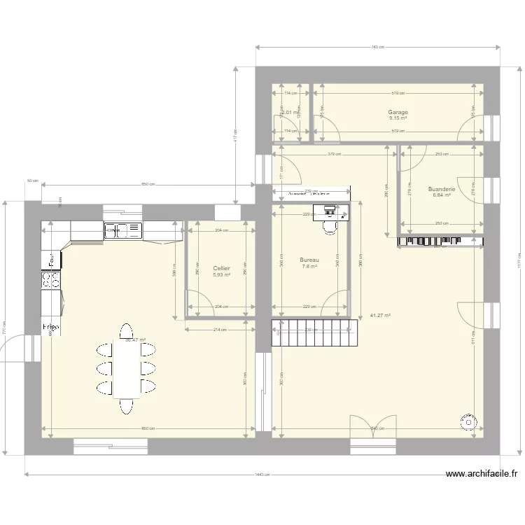 R&eacute;noLafeychineHabitation020119bis. Plan de 