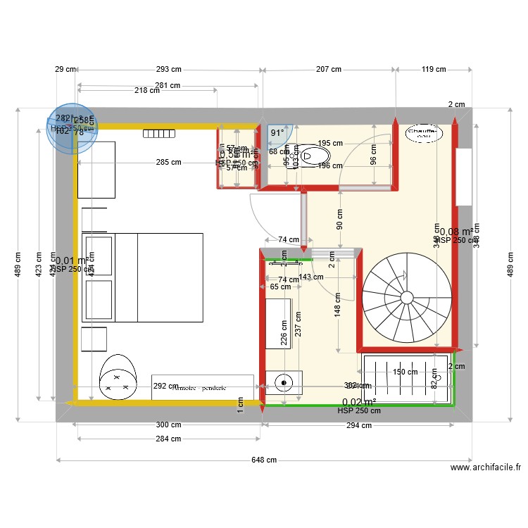 projet3. Plan de 7 pièces et 7 m2