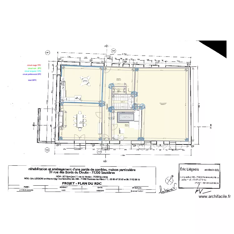 Fontaine Rdc Meubl&eacute;. Plan de 