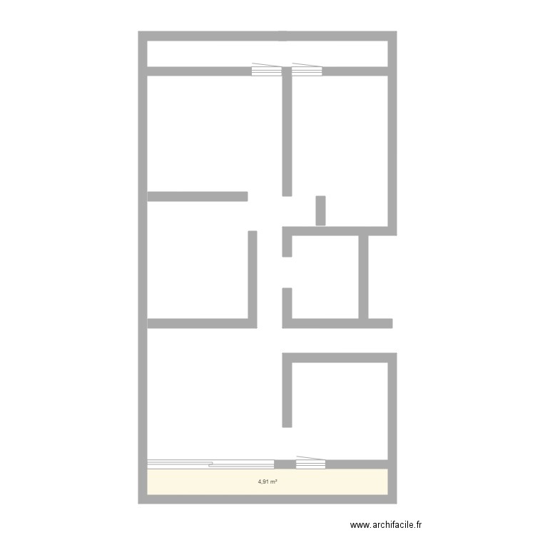 mettewie 258  bot. Plan de 0 pièce et 0 m2