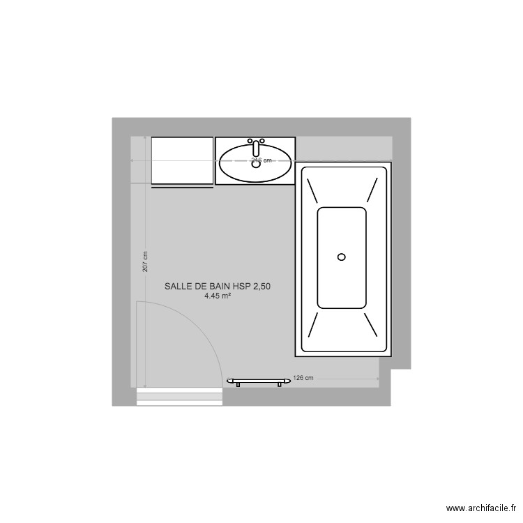 SALLE DEBAIN EXISTANTE METZ. Plan de 0 pièce et 0 m2