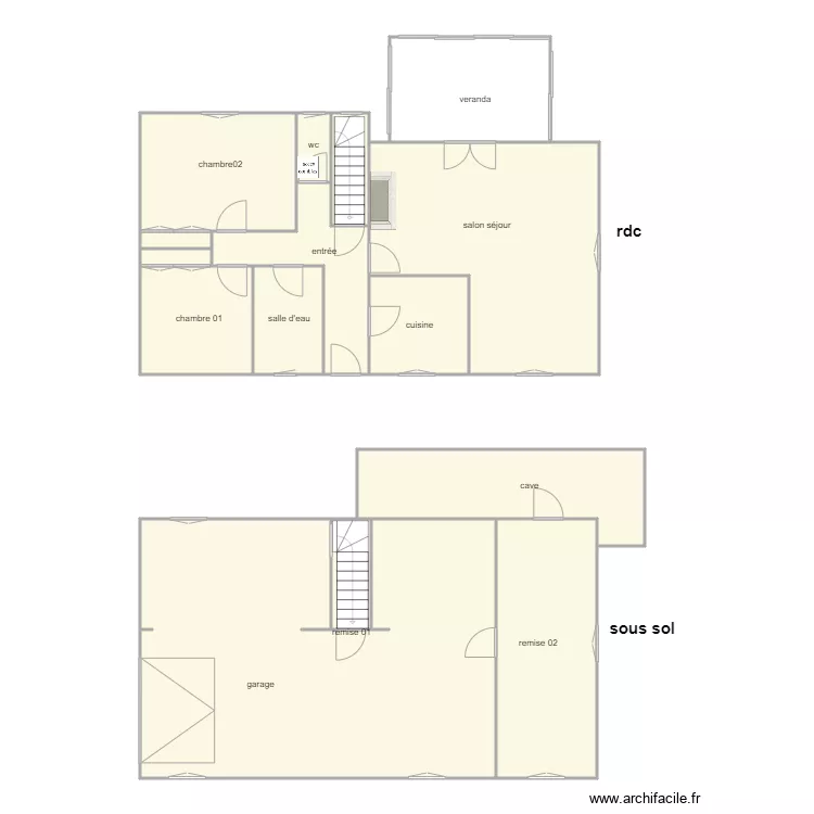 bocquier am 1323. Plan de 