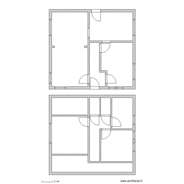 HEITZ - ERSTEIN. Plan de 