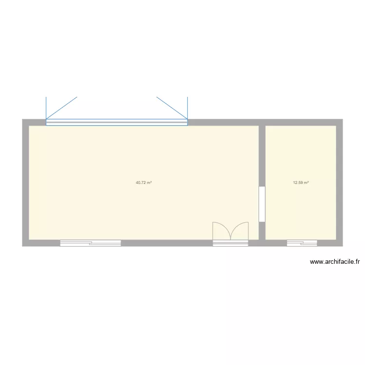 garage. Plan de 