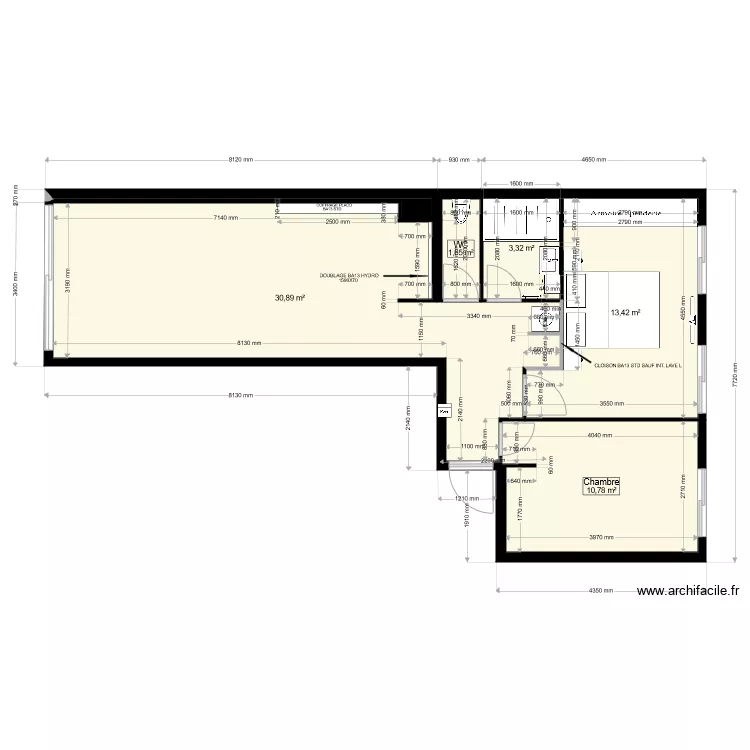 PROJET COUFFON6 BIS. Plan de 
