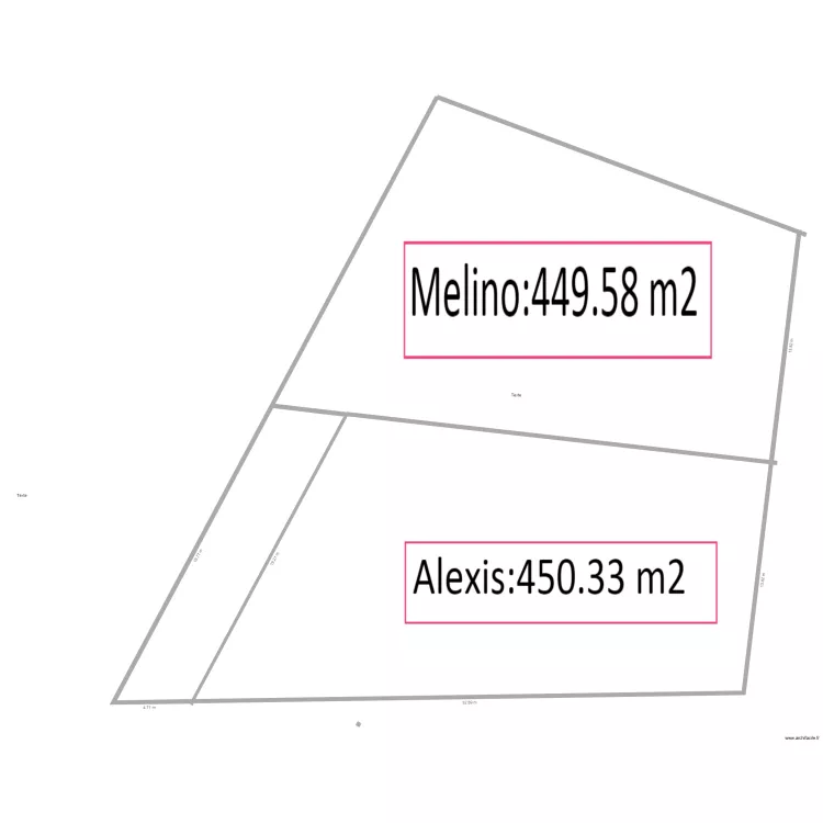 attribution. Plan de 