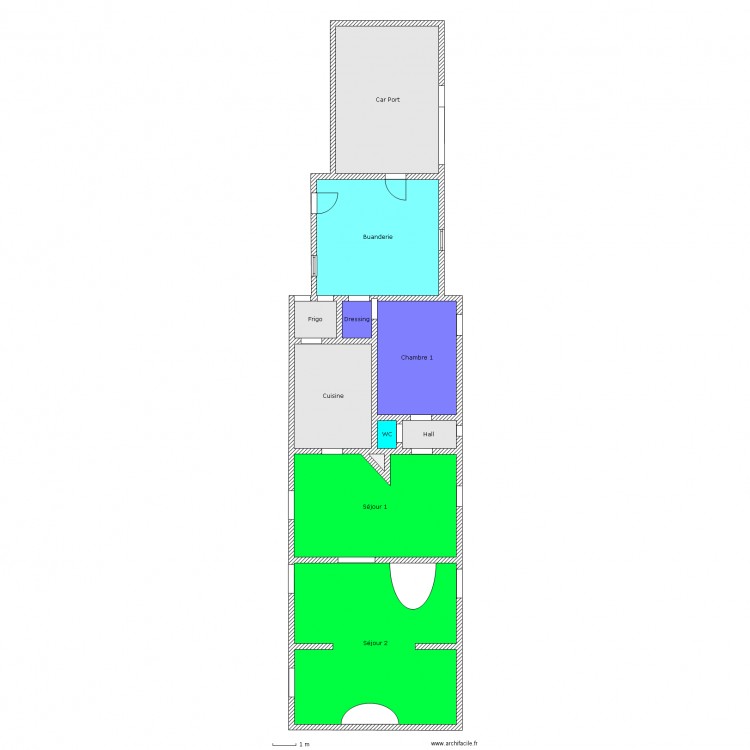 Plan Maison  RDZ. Plan de 0 pièce et 0 m2