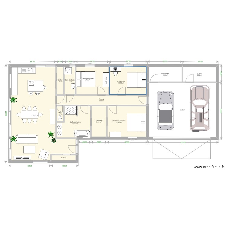 Damod'vy. Plan de 0 pièce et 0 m2