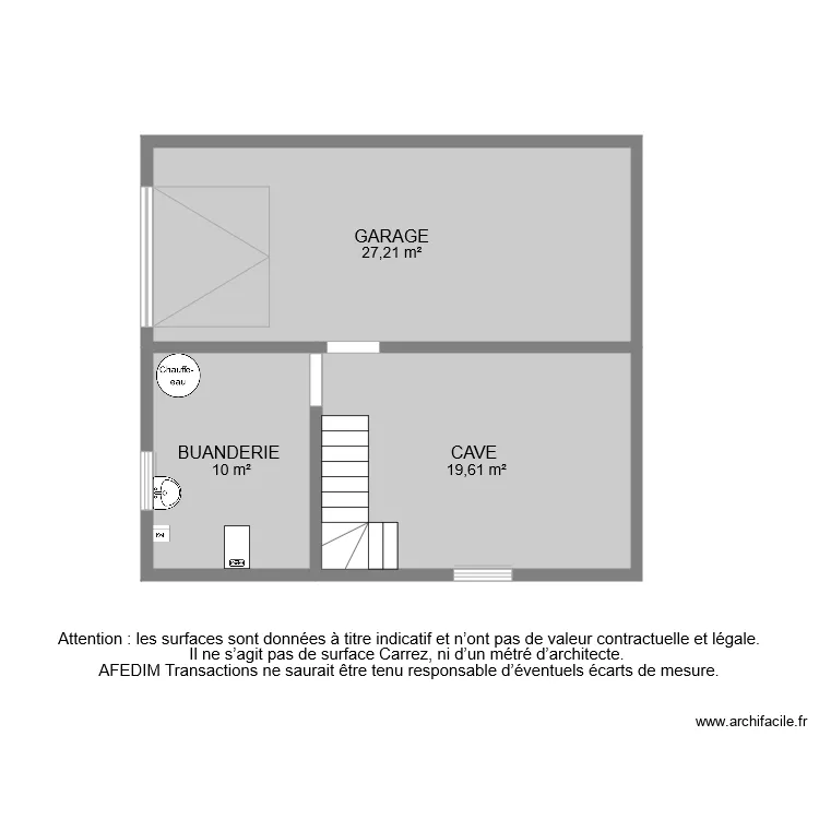 BI 4992 SOUS SOL . Plan de 