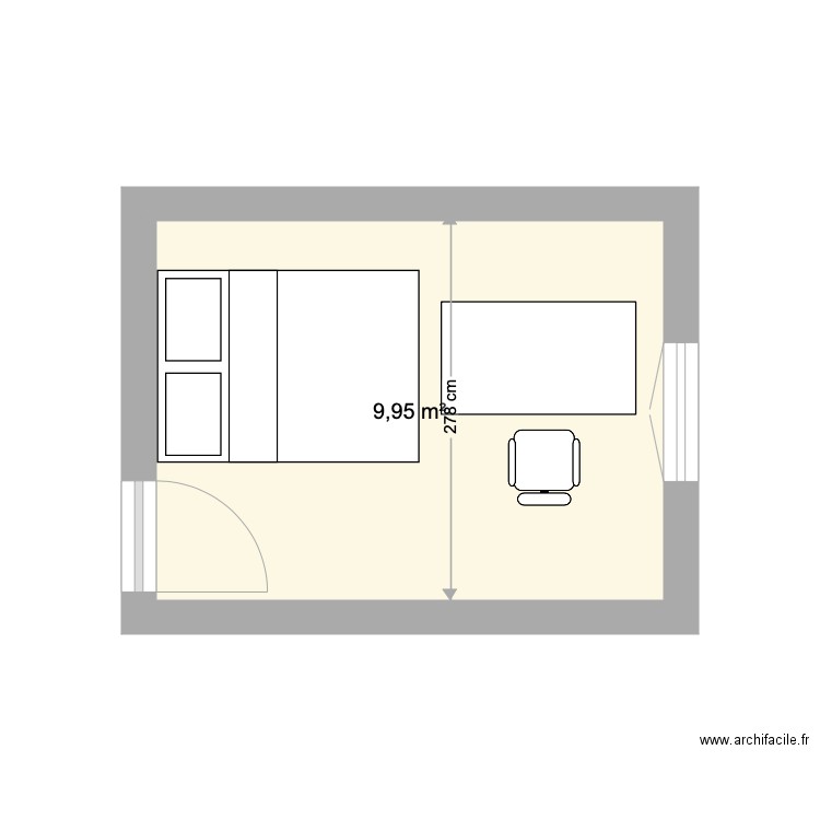 chambre1. Plan de 0 pièce et 0 m2