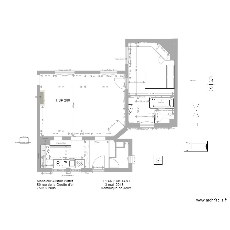 Projet sdb Alistair 30 mai. Plan de 0 pièce et 0 m2